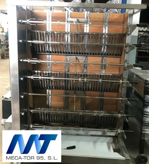 Asador de leña INOX AL-RPAN-42